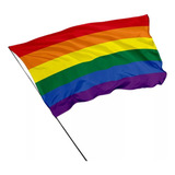 Bandeira Lgbt+ (90x150cm, Poliéster) Bandeira Lgbt