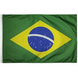 Bandeira Oficial Torcedor - 2 Panos 1,28 X 0,90 M Brasil