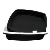 Bandeja Higiênica Cat Clean Furba Com 3 Peças Para Gatos Cor Preto