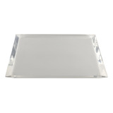 Bandeja Maciça 18mm Acrílico Bisotê 55x40cm Linda Moderna