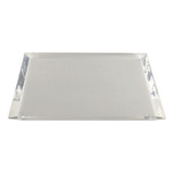 Bandeja Maciça 18mm Acrílico Com Bisotê 30x40cm Linda 