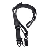 Bandoleira Ms2 Tática 1 E 2 Pontos Airsoft Polícia Cor Preto