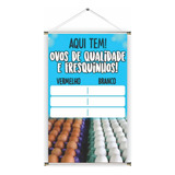 Banner Pronto Ovo Misto Ref 240 - 45x70 Cm (arte Pronta)