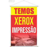 Banner Temos Xerox Impressão 70x50cm