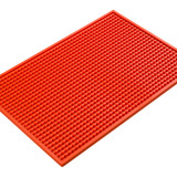 Bar Mat 45x30 Cm Tapete Escorredor Balde Gelo Kit Barman Cor Laranja