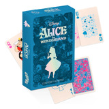 Baralho Copag Alice No País Das Maravilhas 55 Cartas Dorso Azul/rosa Idioma Português