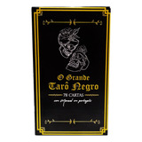 Baralho O Grande Tarot Negro 78 Cartas Com Manual