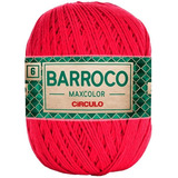 Barbante Barroco Maxcolor 6 Fios 200gr Linha Crochê Colorida Cor Paixão-3635