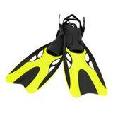 Barbatanas De Mergulho Nadadeiras De Silicone Amarelo L