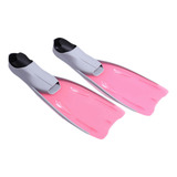 Barbatanas De Snorkel Rosa Nadadeiras De Natação 35 A 37