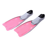 Barbatanas De Snorkel Rosa Nadadeiras De Natação 38 39