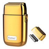 Barbeador Aparador De Cabelo Kemei Km-tx1 Dourado 110v/240v 110v/220v