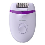 Barbeador Philips Satinelle Essential Branco Y Roxo 127/220v