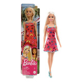 Barbie Boneca Barbie Fashion And Beauty - Loira / Verm - Mattel