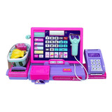Barbie Caixa Registradora Unique Com Som E Calculadora - Fun