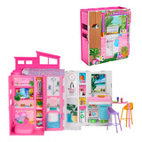 Barbie Casa Bonecas Glam Getaway House Maleta C/ Boneca