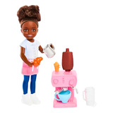 Barbie Chelsea Profissões Barista Hkd95 Mattel