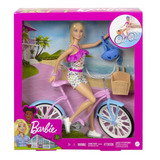 Barbie Ciclista Na Bicileta - Mattel Hby28