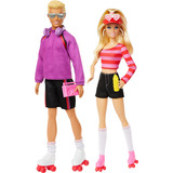Barbie E Ken Fashionistas Patins Roller Anos 80 - Mattel
