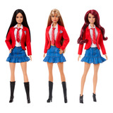 Barbie Kit 3 Bonecas Rbd Rebelde Mia Lupita Roberta Mattel