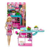 Barbie Loja De Flores Com Massinha E Acessórios Mattel
