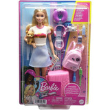 Barbie Malibu Viajeira Com Acessórios - Mattel Hjy18
