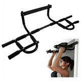 Barra De Porta Multifuncional Marca Lorben - Suporta Até 130kg - Portátil - Com Pegadores De Neoprene - Ideal Para Musculação, Calistenia, Flexão E Exercícios De Força Na Sua Própria Casa.