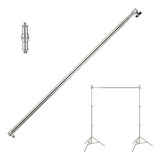 Barra Retrátil Telescópica 1.5m Cross Bar Inox Estudio