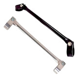 Barra Travessa Barrinha Guidão Moto Bike Preto/prata 230mm