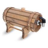 Barrica 01 Litro Artesanato Cachaça Churrasco Barril