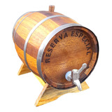 Barril Amburana 10 Litros Cachaça Pinga Whisky Torneira Luxo