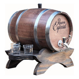 Barril Corote Amburana 5l - 6 Copinhos Personalizado Nome