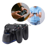 Base Carregador Duplo Dock Charge Controle Ps4 Premium
