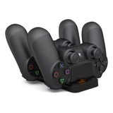 Base Carregador Duplo Para Controle Ps4 Dock Charge Dobe