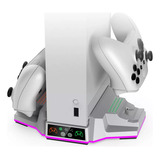Base Carregador Fan Rgb Com Bateria Xbox Series S Tyx-3612