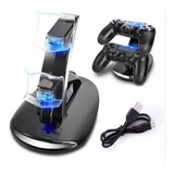 Base Dock Carregador Duplo De Controles Ps4 Playstation Sony