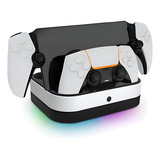 Base Dock Carregamento Indução 2 Controle Ps5 E Ps Portal