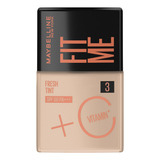 Base Líquida Fit Me Fresh Tint Fps 50 Vitamina C Maybelline Tom Cor 03