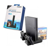 Base Multifuncional Cooler E Carregador Controle Ps4 Tp4-882