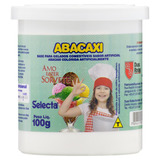 Base Para Gelados Comestíveis Sabor Abacaxi Pote 100g Selecta