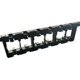Base Porta Relé Porta Fusível Preto 6 Slots Com Suporte Vw