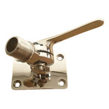 Base Suporte Antena Vhf Regulável 1 Marítimo Inox