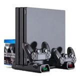 Base Vertical Cooler Ps4, Ps4 Slim, Ps4 Pro 3 Ventilador