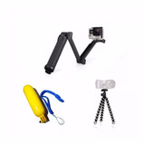 Bastão 3 Way Flutuante Tripé Boia Gorilapod Gopro Go Pro 5