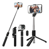 Bastão De Selfie Bluetooth Retrátil Universal Para Celular