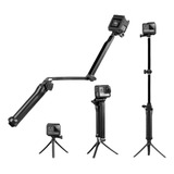 Bastão Tripé 3 Way Monopod Retrátil Gopro Insta360 Osmo Act