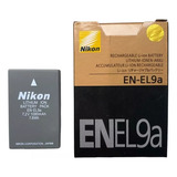 Bat-eria En-el9 Para Nikon D40 Slr Original Nova