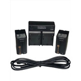 Bat-eria Sony Np-f970 Hxr-nx5 Kit 2+1 Carregador Nfiscal