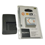 Bate Sony + Carregador Np-bn1 Dsc-tx5 Original Importado Nfe