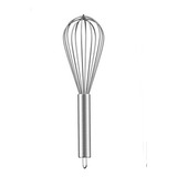 Batedor De Ovos Fouet Fuê Clara Bolo Massa Aço Inox 31 Cm G